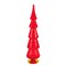 Cody Foster 17.0 Inch Single Translucent Red Glass Hued Tree Christmas Decorative Tree , Christmas Decor Versatile Holiday Decoration